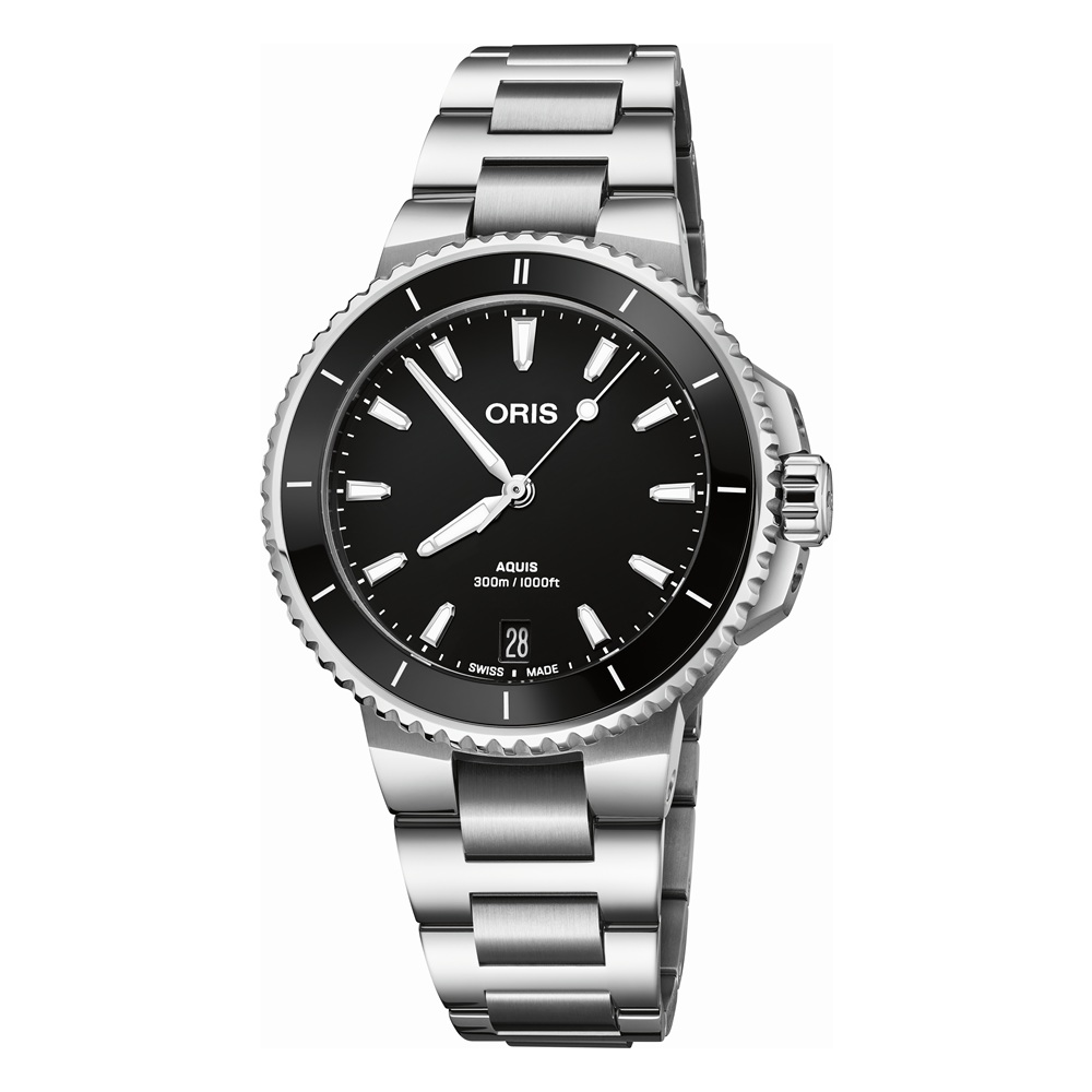 ORIS  Женские швейцарские часы, автоматический механизм, сталь, 36,5 мм